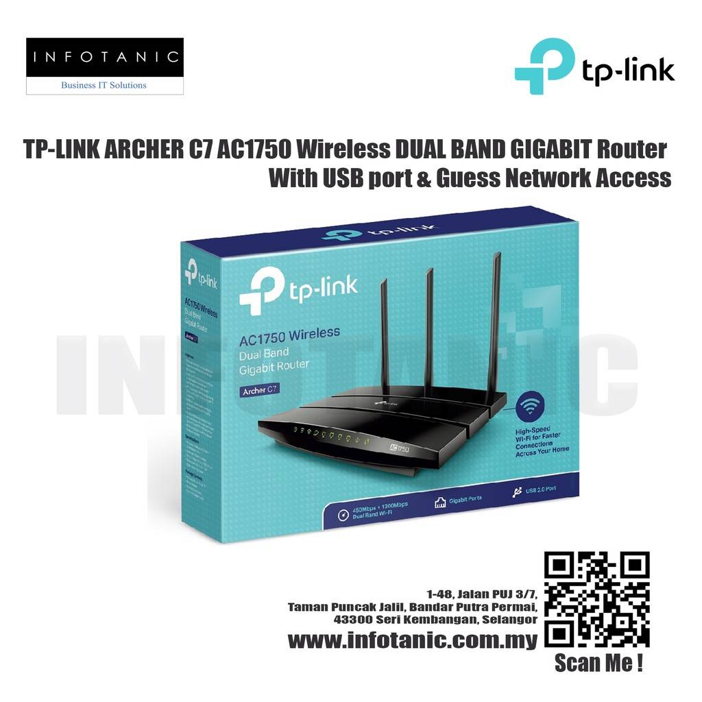 Archer C7, AC1750 Wireless Dual Band Gigabit Router